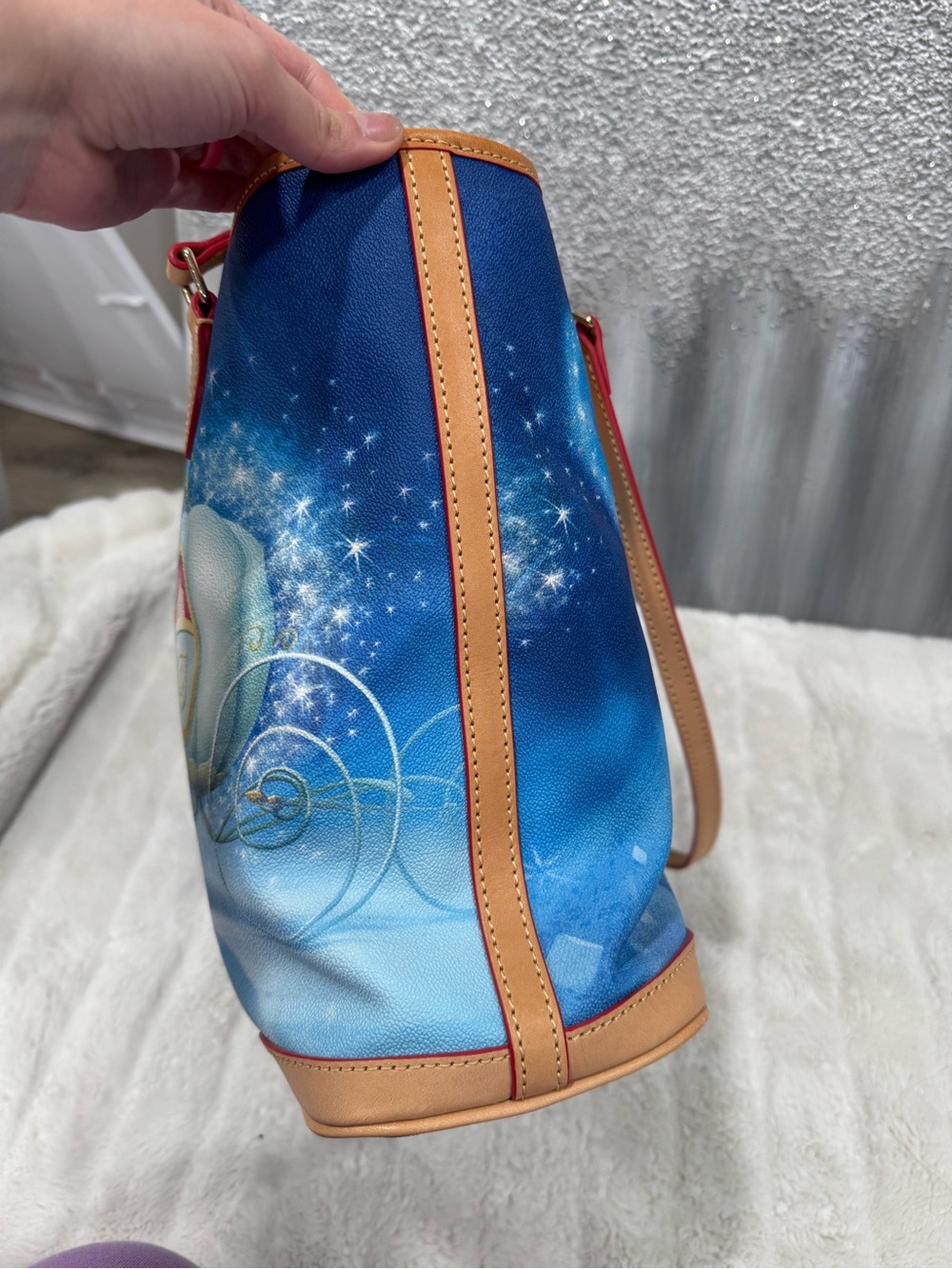 Dooney & Bourke Dream Big Cinderella Carriage Shopper Tote - Picture 6 of 12